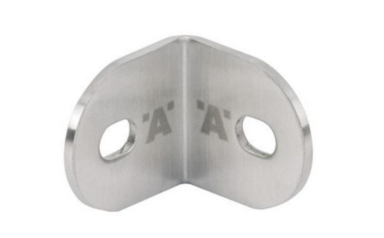 Tổng quan về Bas gắn tường 90 độ inox mờ Hafele 988.98.010