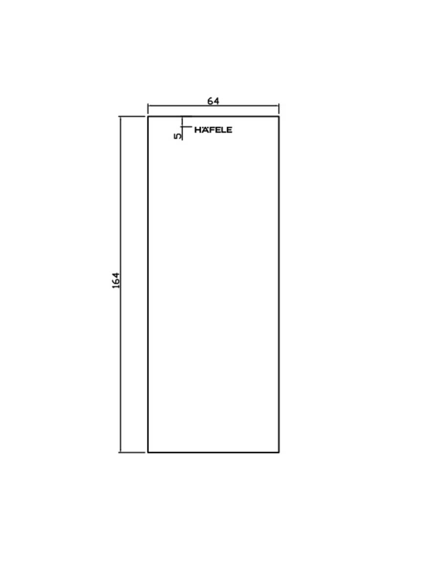 Thông số kỹ thuật Bas Hộp Cho Khóa Cửa Trượt Mở Trái Hafele 981.59.110