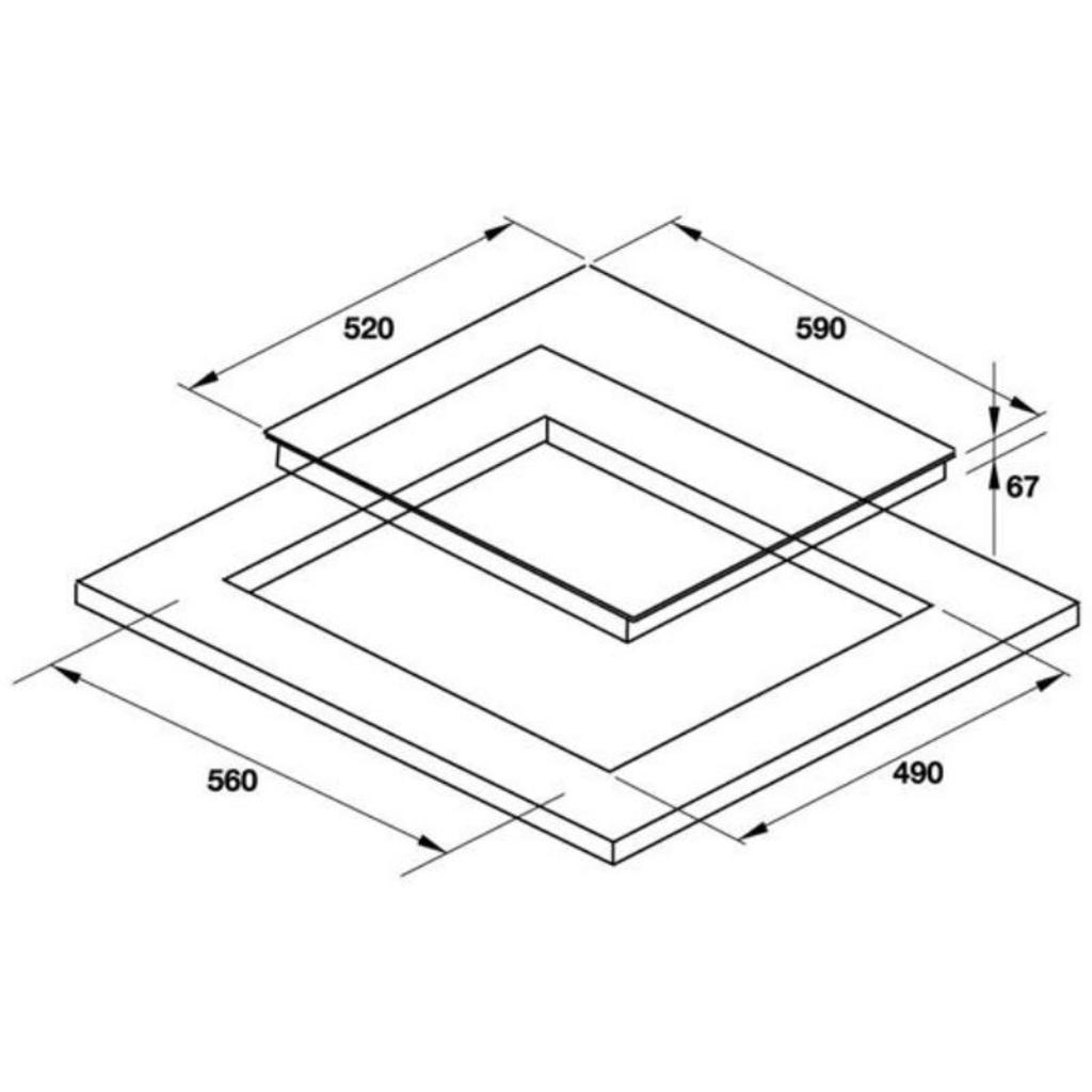 Thông số kỹ thuật bếp điện Hafele 536.01.631