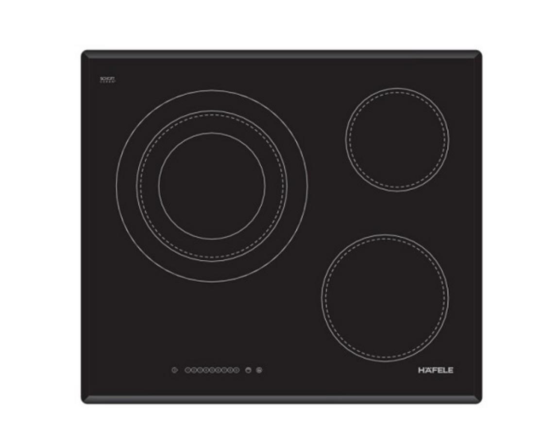 Tổng quan về bếp điện 3 vùng nấu Hafele 536.01.741