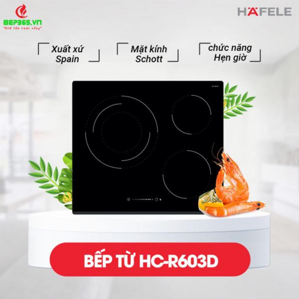 Bảng điều khiển cảm ứng của bếp điện Hafele HC-R603D