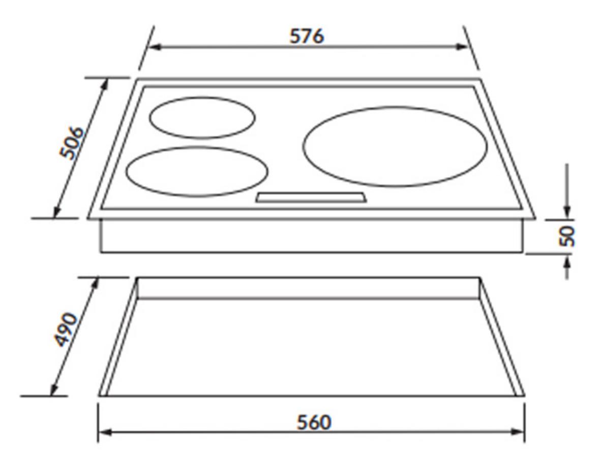 Ưu điểm Bếp điện 3 vùng nấu Rosieres RVEF633INK