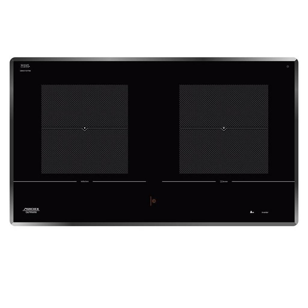 Công suất tối ưu với Booster Bếp từ đôi Munchen GM 8115 lắp âm