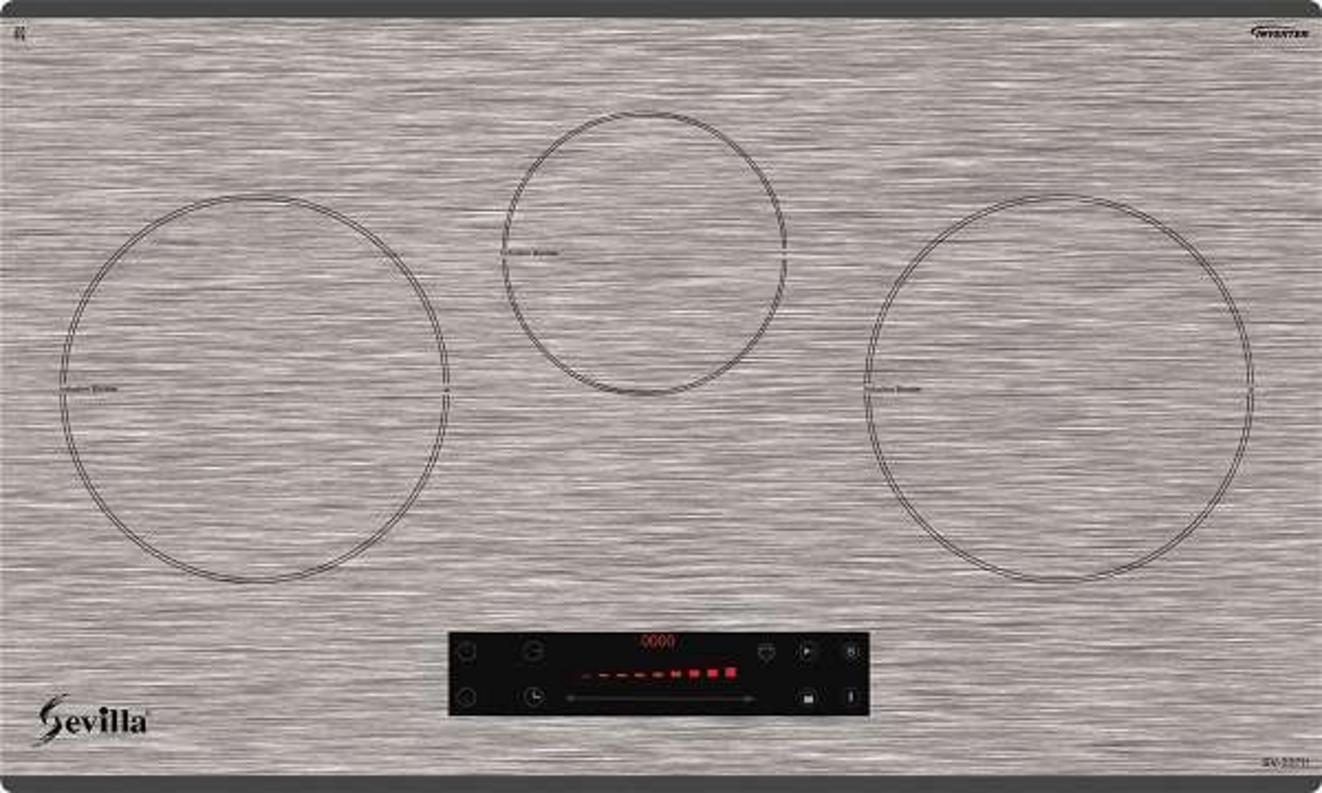 Thông số kỹ thuật bếp từ Sevilla 3 vùng nấu SV-337II lắp âm