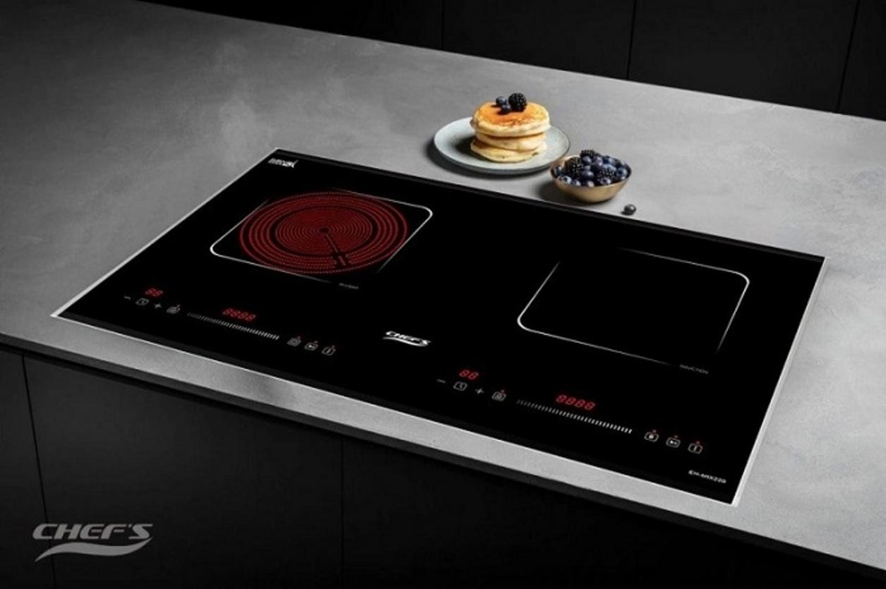 Giới thiệu Bếp từ kết hợp hồng ngoại Chefs EH-MIX220 2 vùng nấu