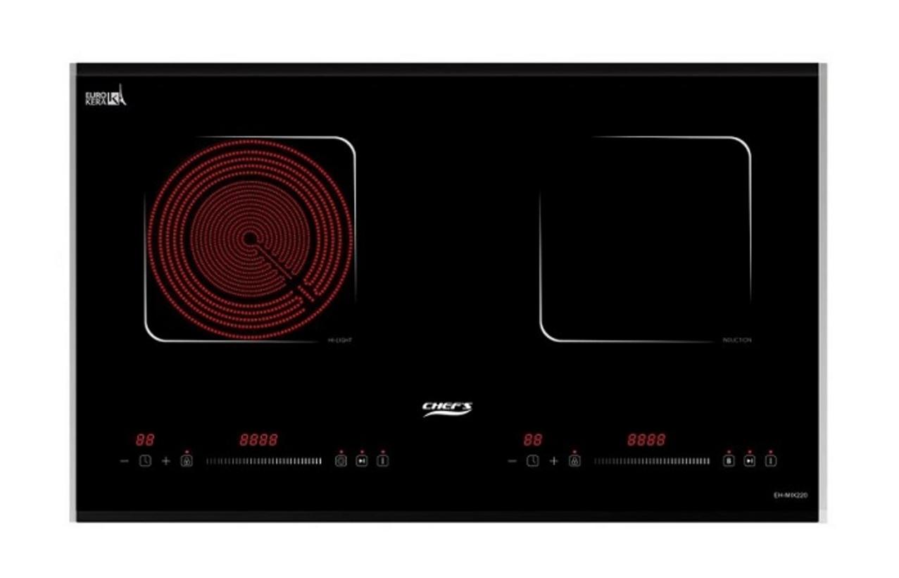 Ưu điểm Bếp từ kết hợp hồng ngoại Chefs EH-MIX220 2 vùng nấu