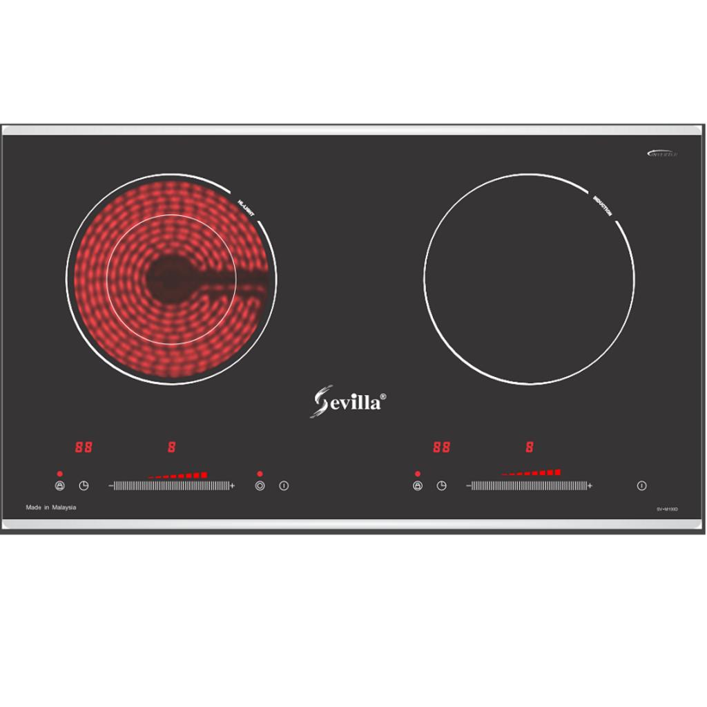 Giới thiệu bếp từ kết hợp hồng ngoại Sevilla SV-M100D