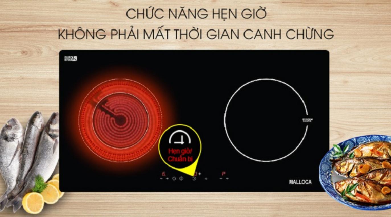 Ưu điểm nổi bật của Bếp từ kết hợp hồng ngoại Malloca MH-02IR
