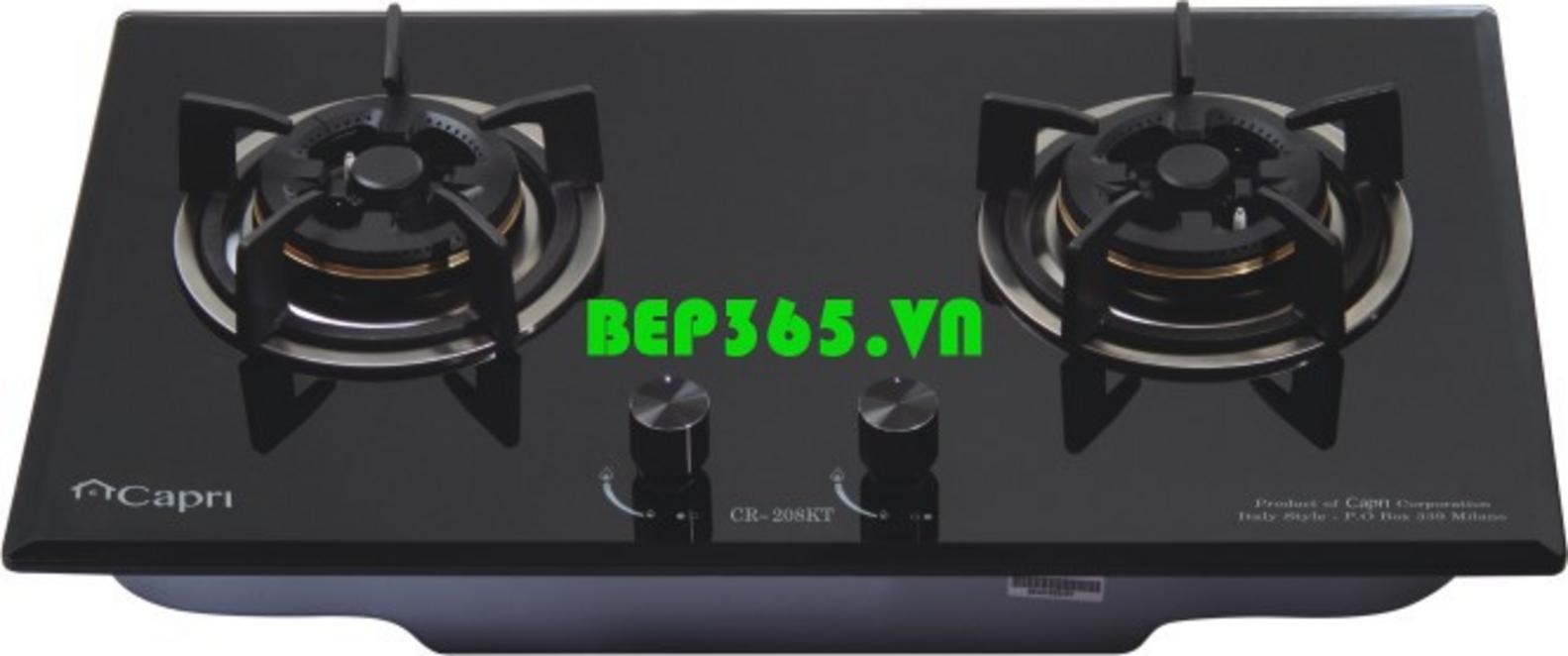 1. Giới thiệu sản phẩm Bếp Gas CAPRI CR-208KT ĐEN