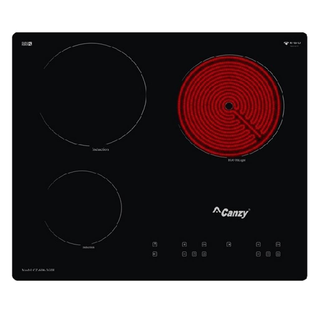 Giới thiệu sản phẩm Bếp từ kết hợp hồng ngoại Canzy CZ 600 - 3GIH