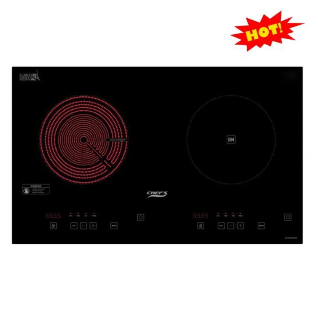 Giới thiệu sản phẩm Bếp từ kết hợp hồng ngoại Chefs EH-MIX2000A 2 vùng nấu