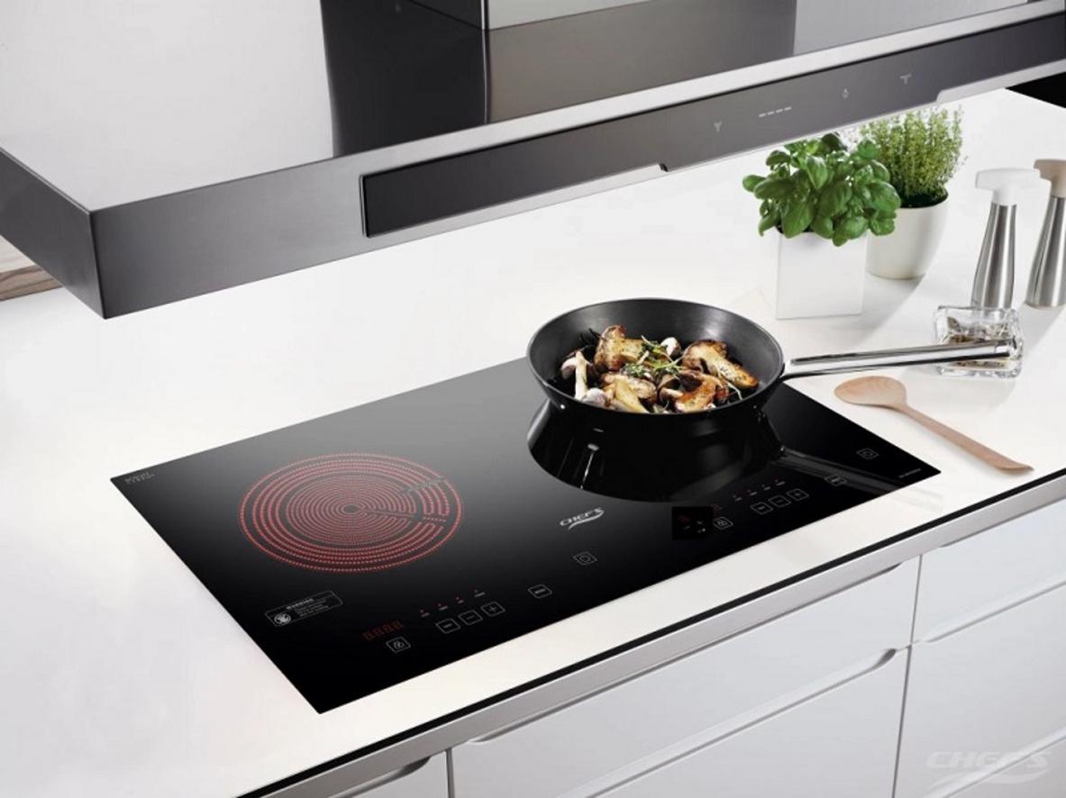 Ưu điểm nổi bật Bếp từ kết hợp hồng ngoại Chefs EH-MIX2000A 2 vùng nấu
