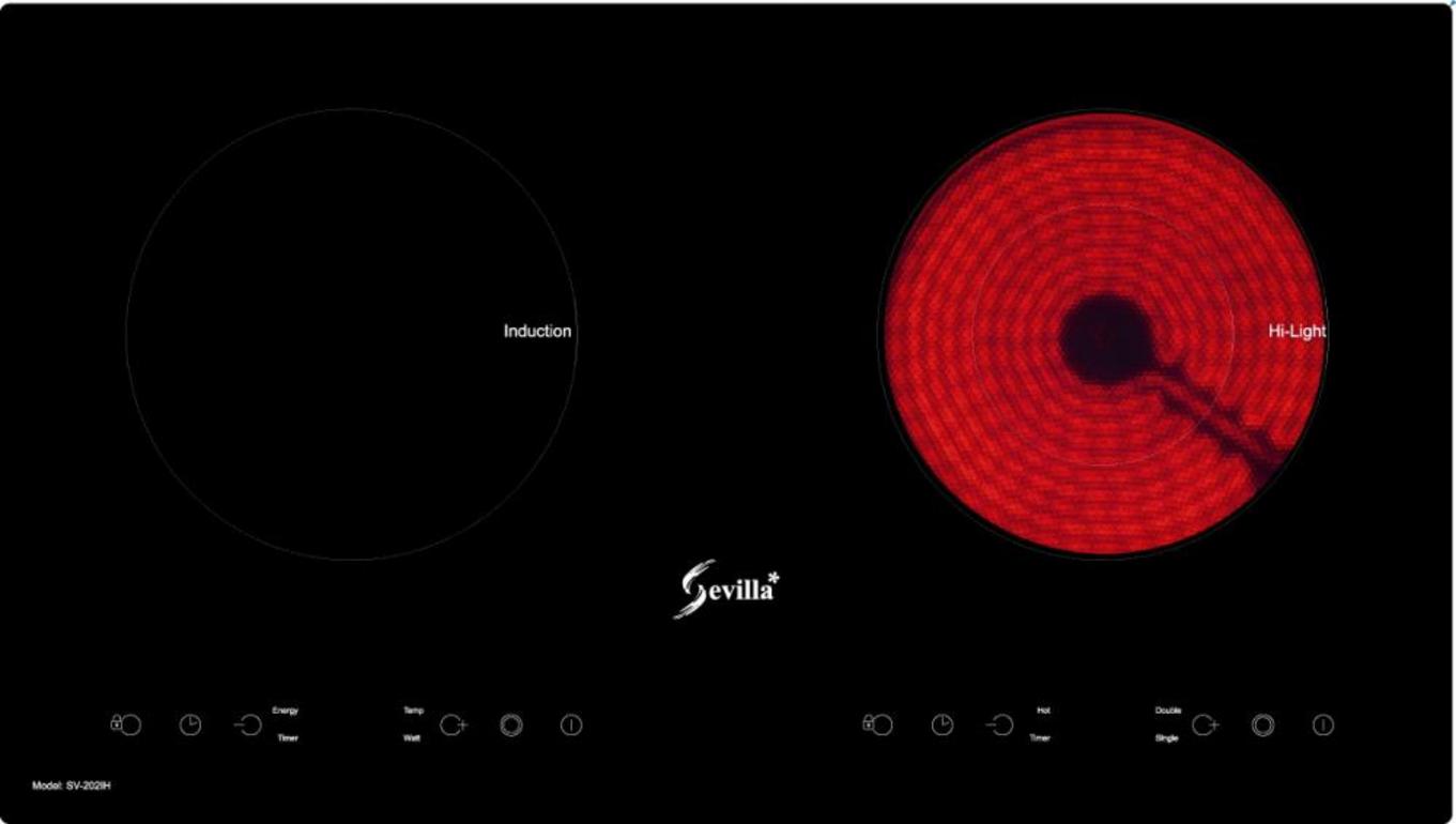 Giới thiệu sản phẩm Bếp từ kết hợp hồng ngoại Sevilla SV - 202 IH