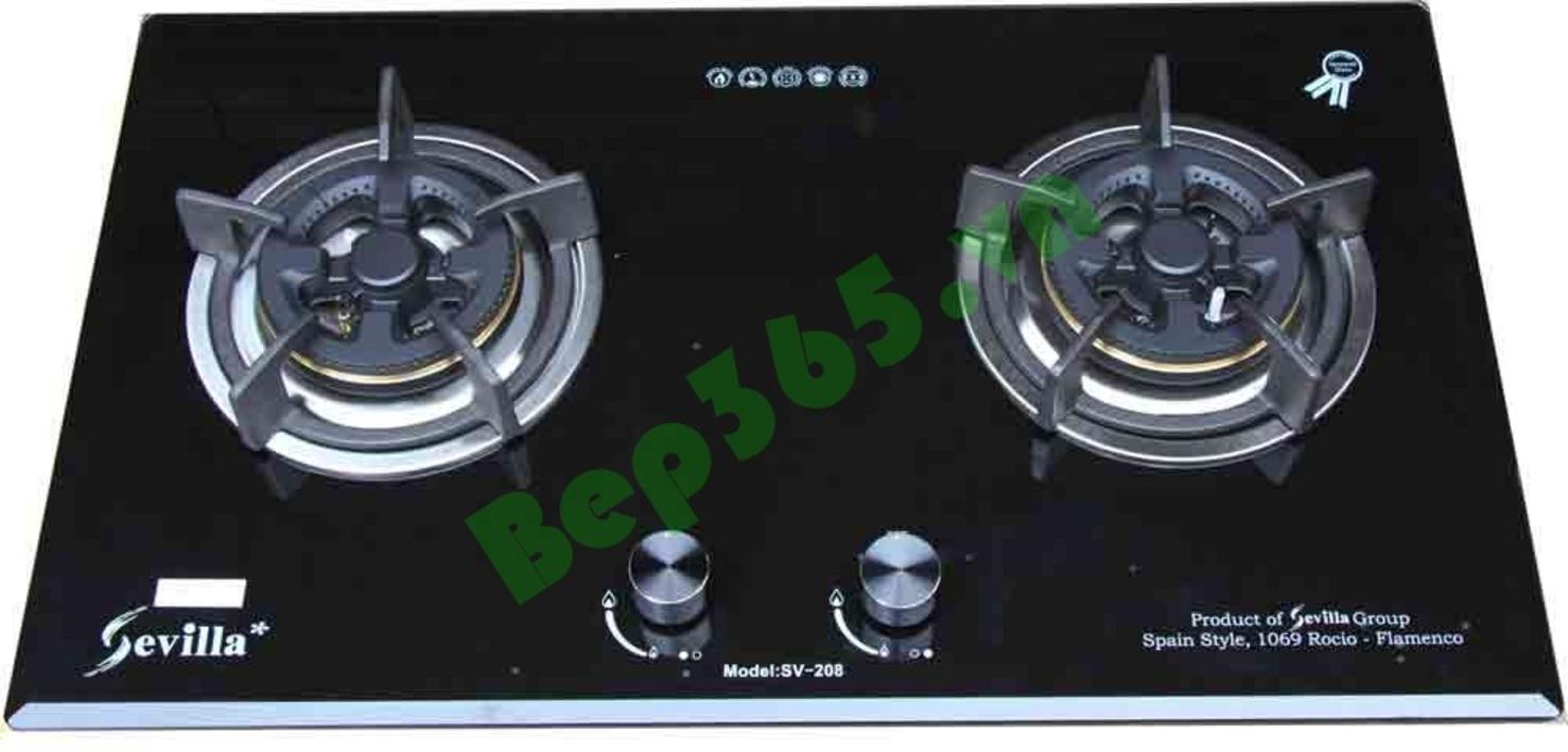 Tổng quan sản phẩm Bếp ga Sevilla SV 208 (Black)