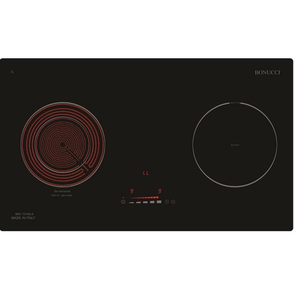 Tổng quan sản phẩm Bếp từ kết hợp hồng ngoại đôi Bonucci BNC72168LS