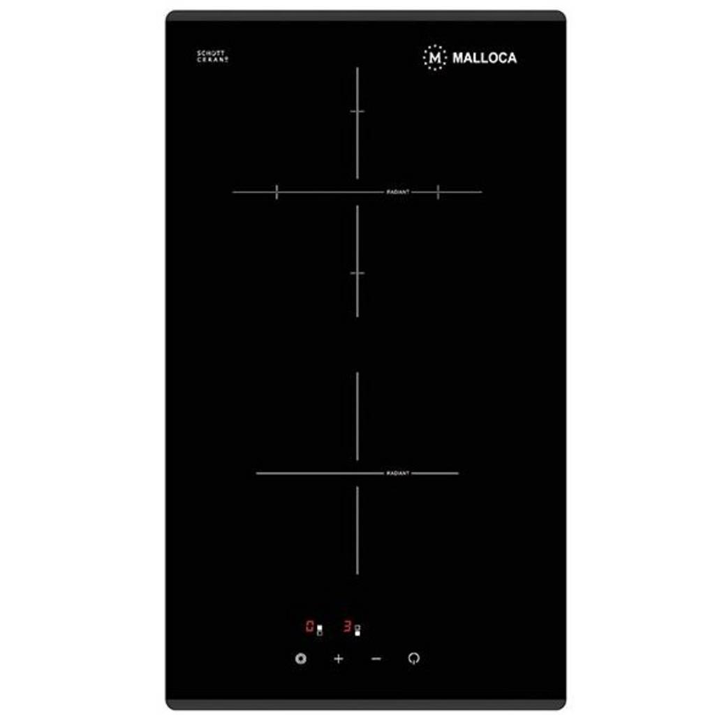 1. Tổng quan về Bếp điện Domino kính âm 2 điện Malloca MDR 302