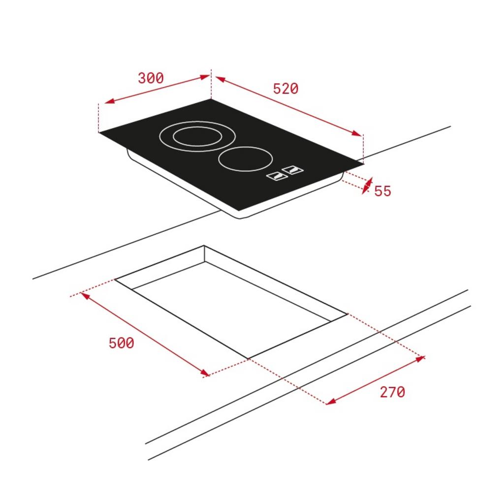 1. Tổng quan về Bếp điện Domino Teka TZC 32320 112540002