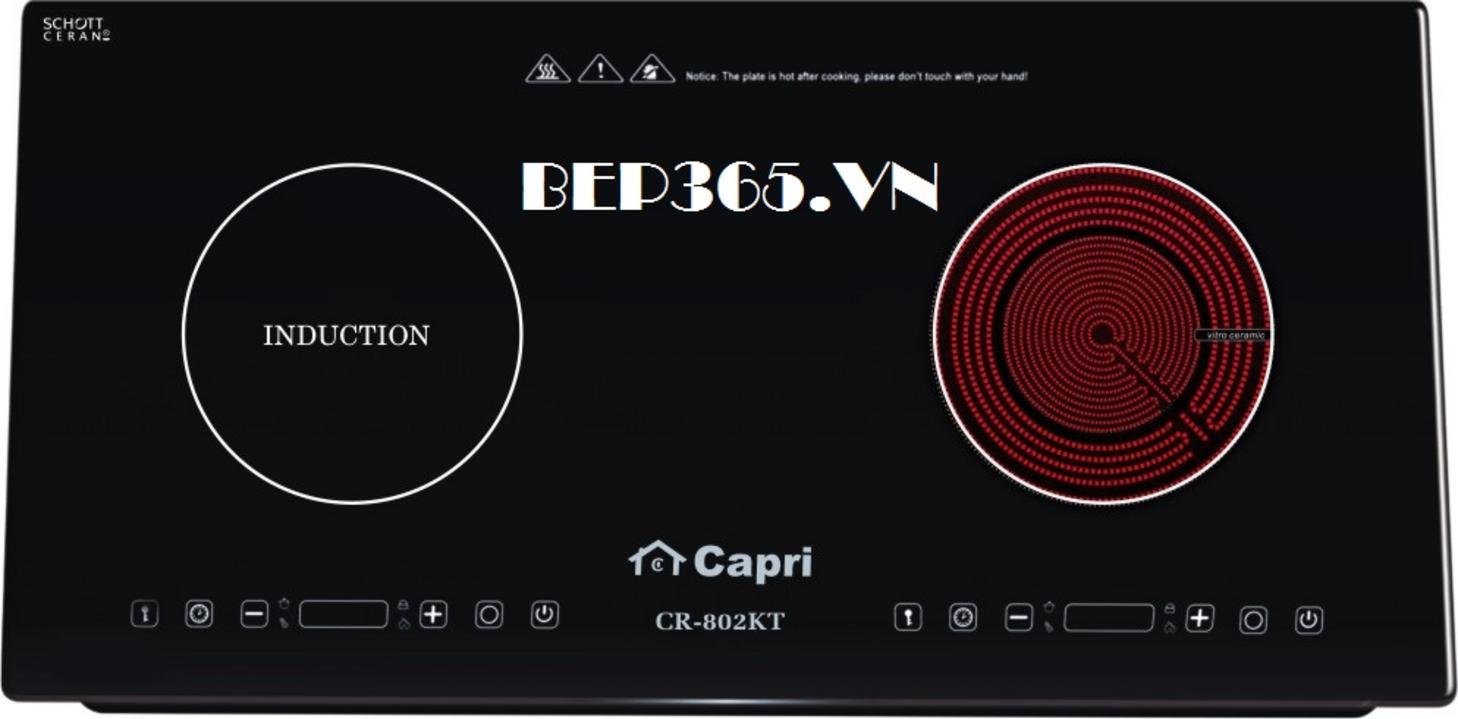 1. Tổng quan về Bếp điện từ CAPRI CR-802 KT
