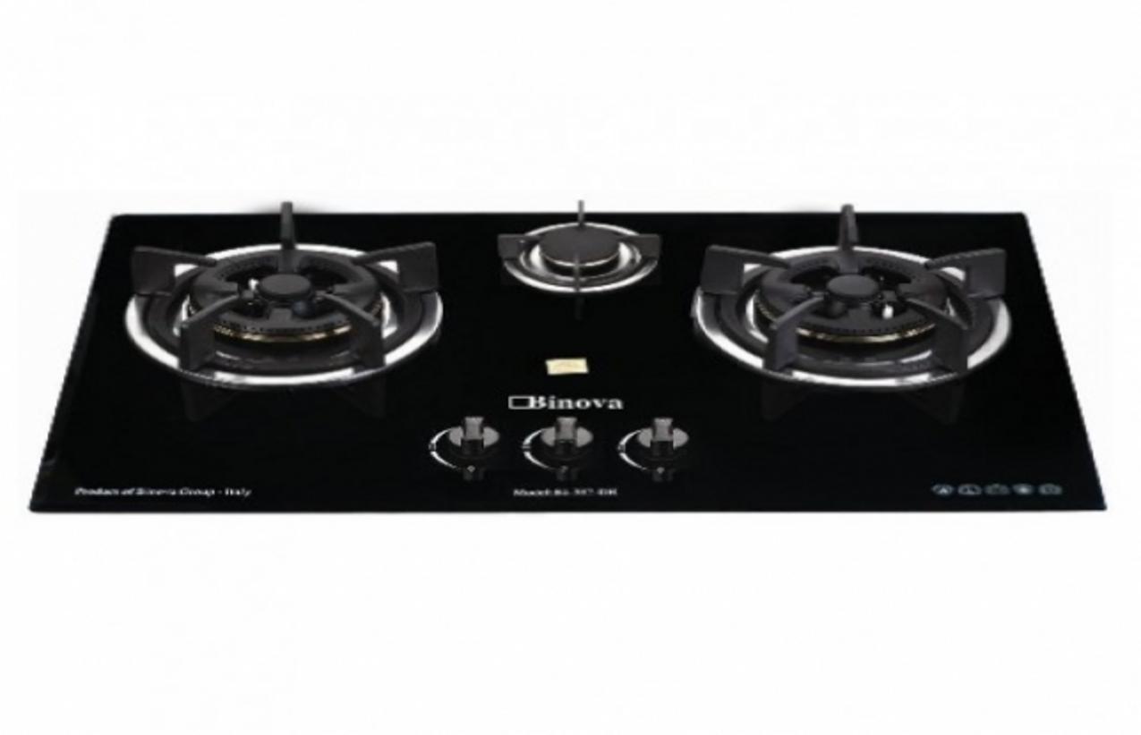 Tổng quan về Bếp ga đôi Binova BI-382-DH lắp âm
