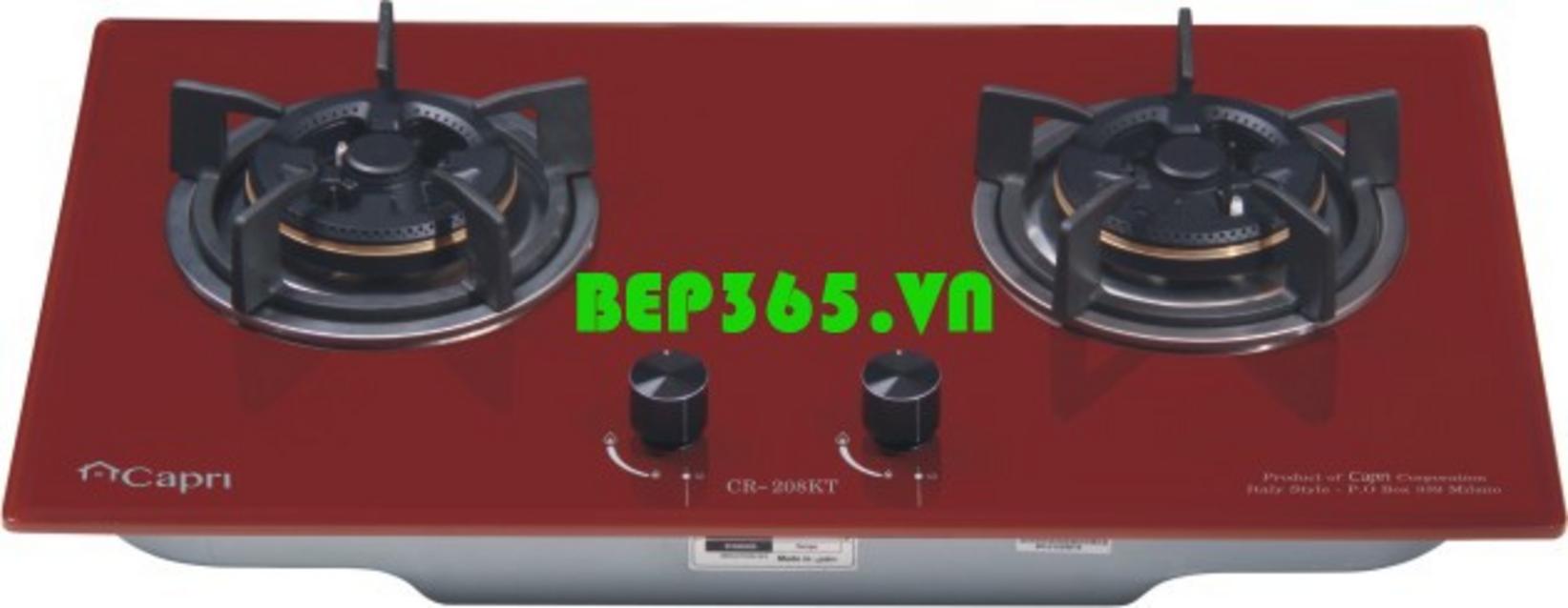 Tổng quan về Bếp Gas CAPRI CR-208KT ĐỎ