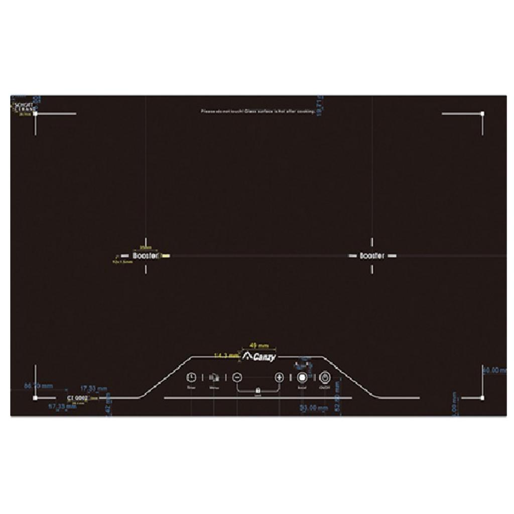 1. Tổng quan về Bếp từ đôi Canzy CZ QD03 lắp âm