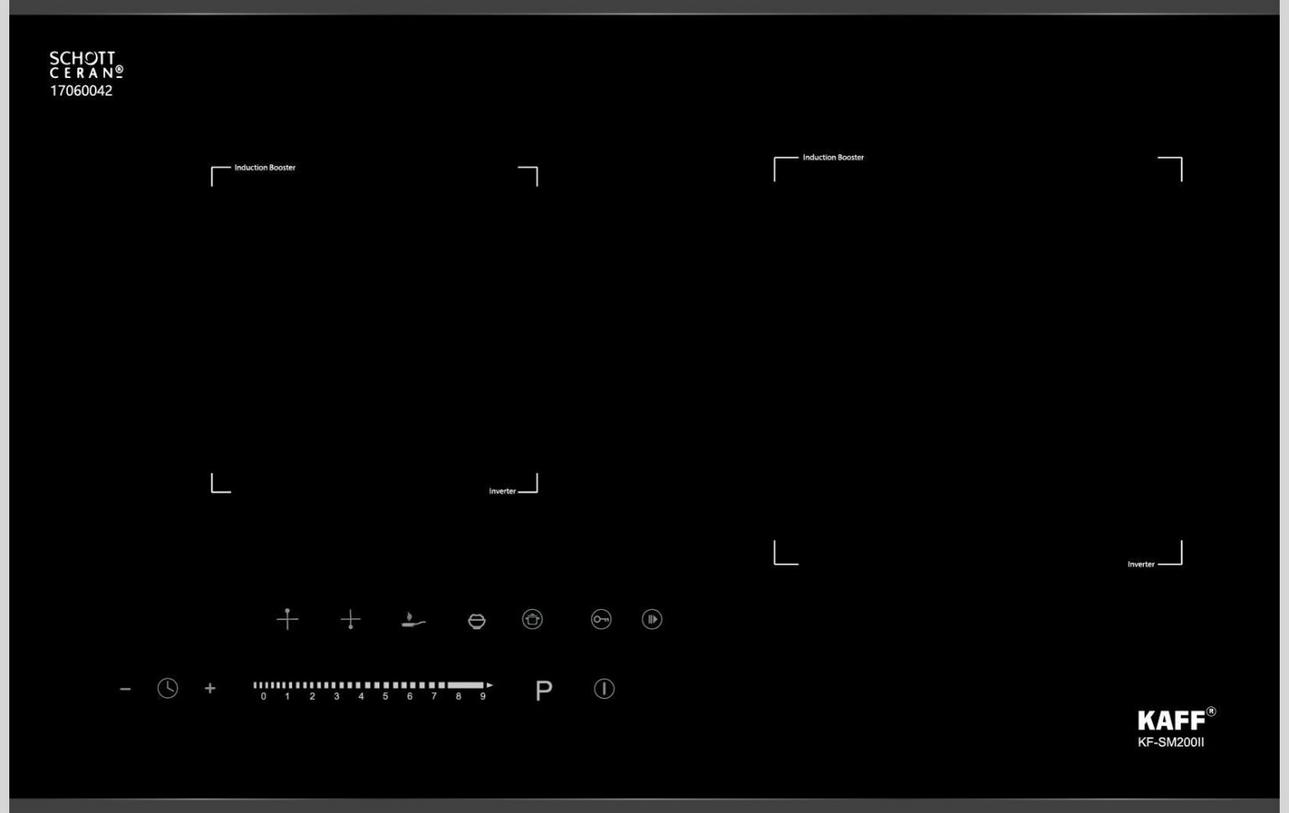 Tổng quan về Bếp từ đôi Domino Kaff KF-SM200II lắp âm