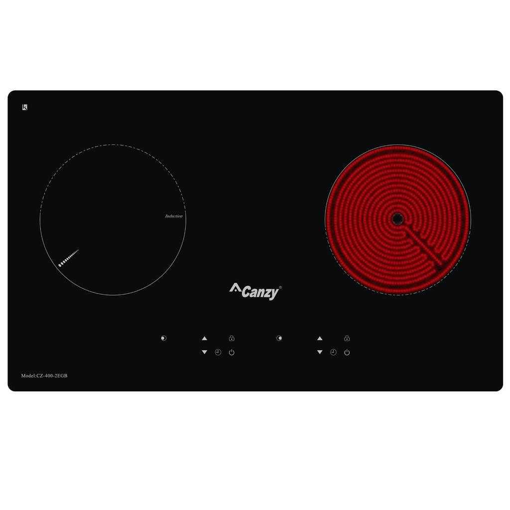 Tổng quan về Bếp từ kết hợp hồng ngoại Canzy CZ 400 - 2EGB