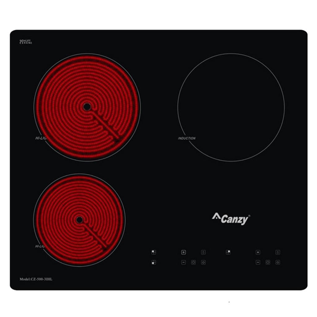 Tổng quan về Bếp từ kết hợp hồng ngoại Canzy CZ 500 - 3IHL