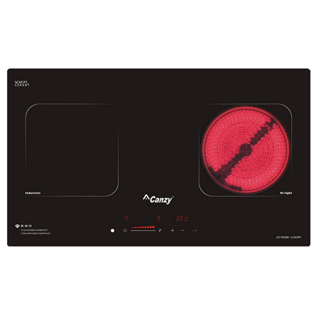 Tổng quan về Bếp từ kết hợp hồng ngoại Canzy CZ 72ICBS Luxury