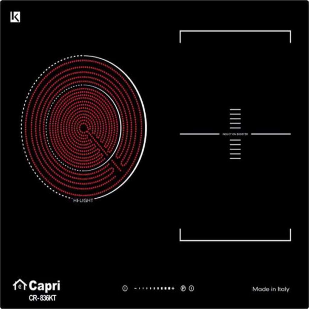 1. Tổng quan về Bếp từ kết hợp hồng ngoại Capri CR 836KT