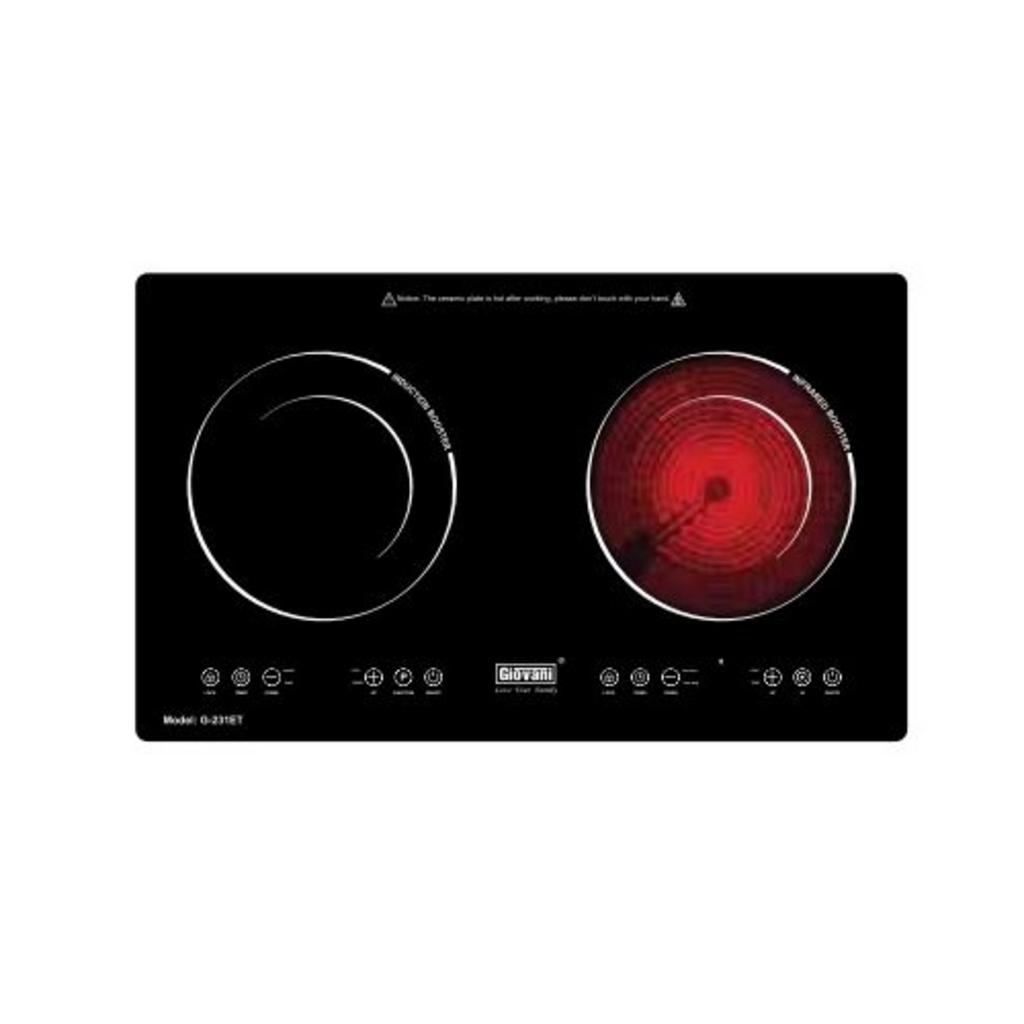 1. Tổng quan về bếp từ kết hợp hồng ngoại đôi Giovani G-231 ET
