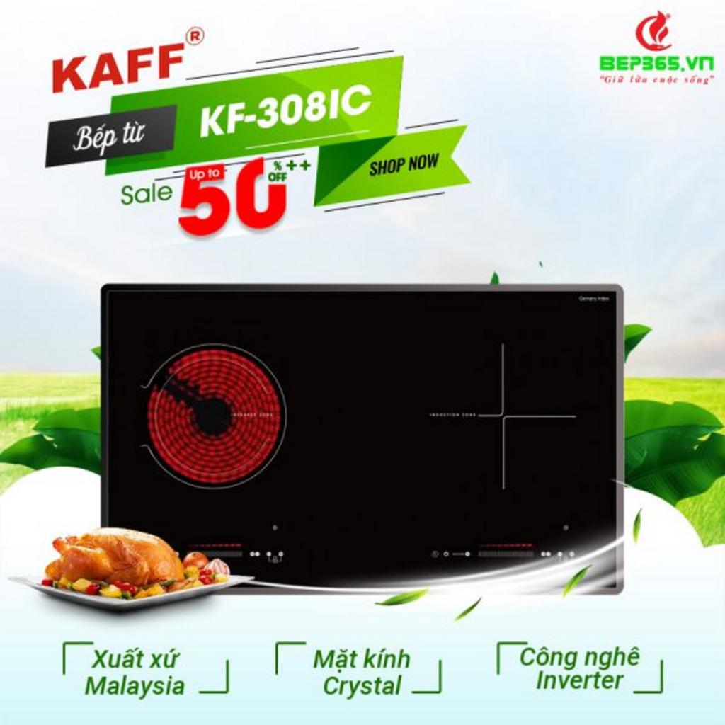 Tổng quan về bếp từ kết hợp hồng ngoại Kaff KF-308IC