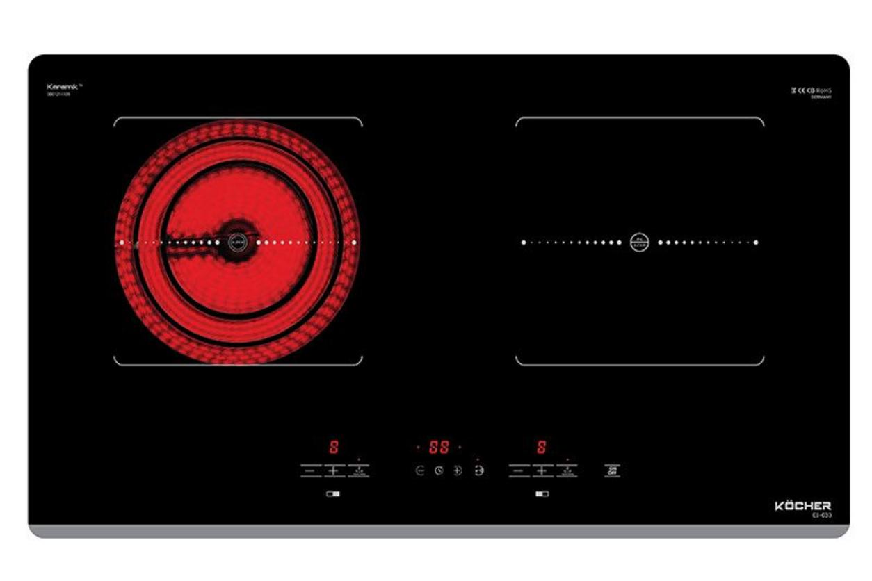 Thông số kỹ thuật Bếp từ kết hợp hồng ngoại Kocher EI-633