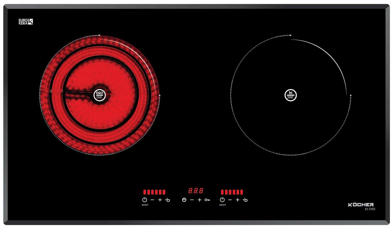 1. Tổng quan về Bếp từ kết hợp hồng ngoại Kocher EI-735S