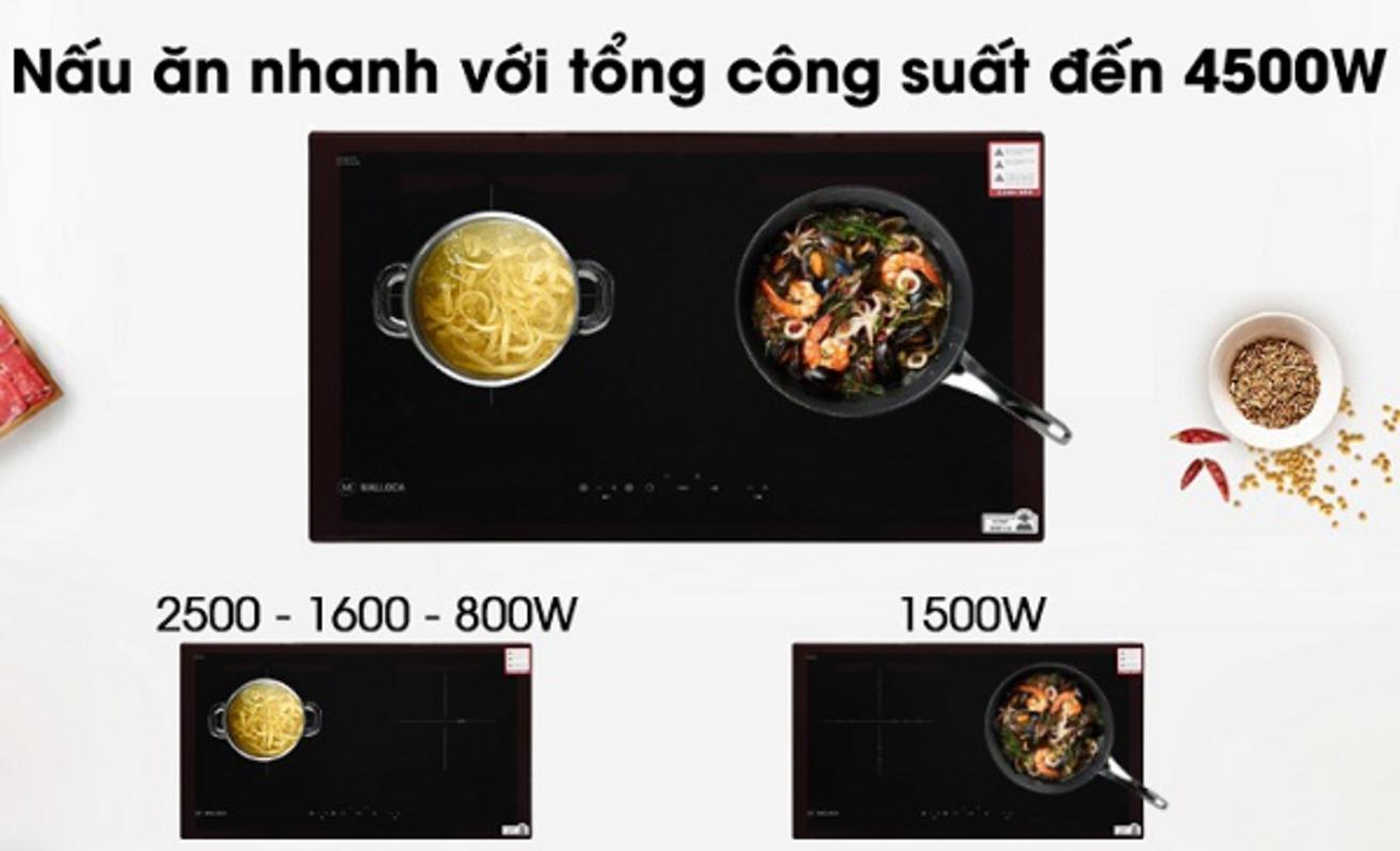 3.3 Công suất lớn và tính năng Booster