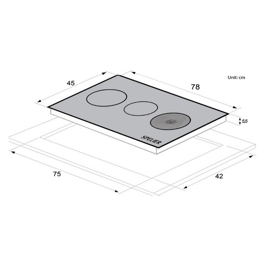 Tổng quan về Bếp từ kết hợp hồng ngoại SPELIER SPM – 938H