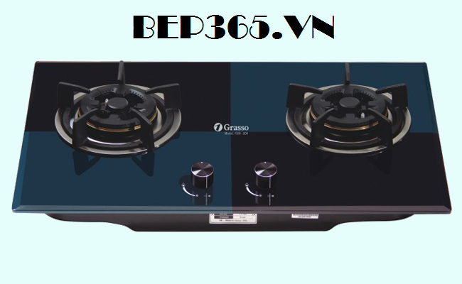 Bếp gas Grasso - GS 8-208 (Black &amp; Green)