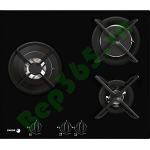 Bếp Gas Âm Kính Fagor CFI-3GLSTA/BUT-NAT