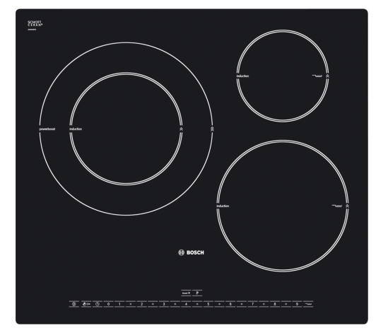Bếp từ Bosch 3 vùng nấu PIK601N24E lắp âm