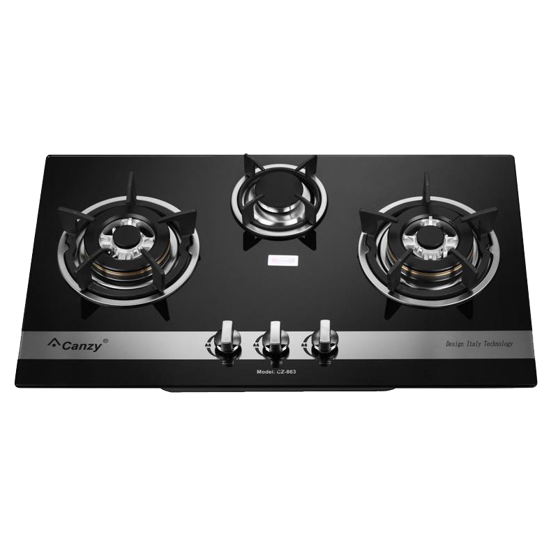 Bếp gas âm 3 lò Canzy CZ 863
