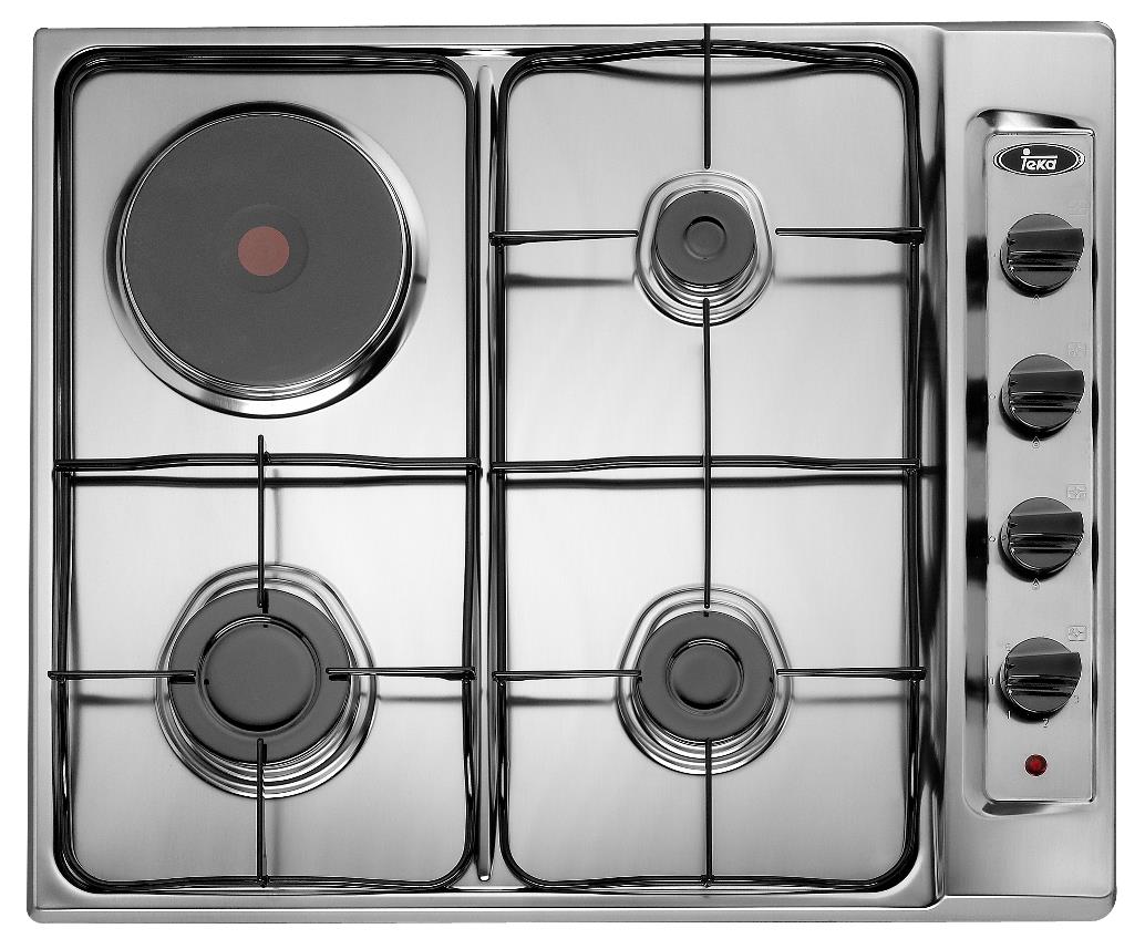 BẾP GAS TEKA E- 60.2 4G AI S-STEEL