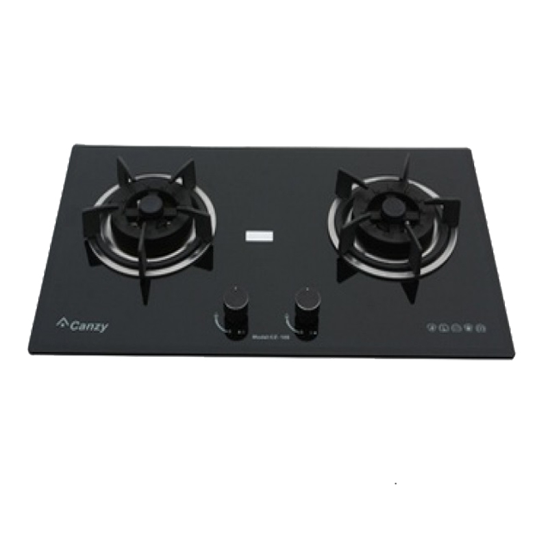 Bếp gas âm 2 lò Canzy CZ 108 ĐEN
