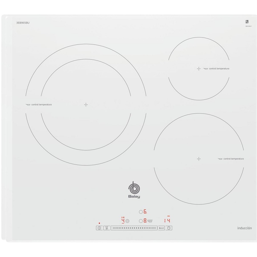 Bếp từ Bosch Balay 3 vùng nấu 3EB965BU lắp âm