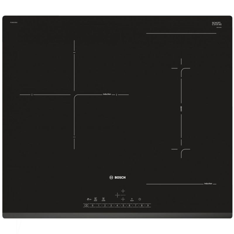 Bếp từ Bosch 3 vùng nấu PVJ611FB5E lắp âm