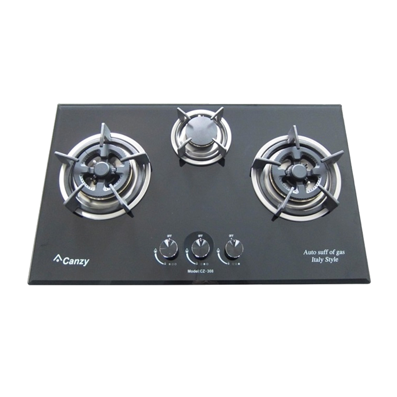 Bếp gas âm 3 lò Canzy CZ 308