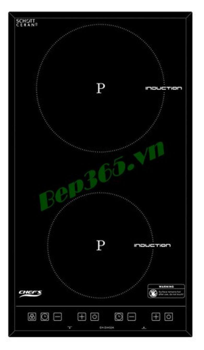 Bếp từ đôi domino Chefs EH-DIH32A lắp âm