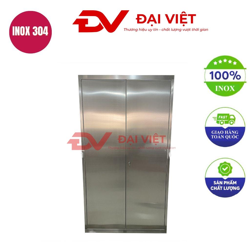 Tủ thuốc inox 2 cửa 4 ngăn 650x400x1500mm
