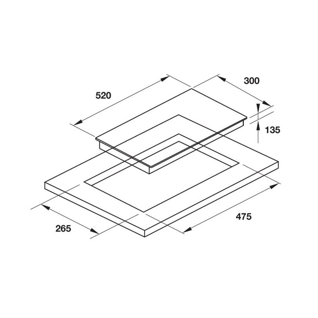 Bếp gas Domino Hafele HC-G301B 533.02.853