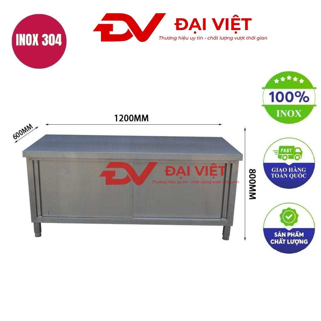 Tủ inox cửa lùa 2 tầng hiện thị chi tiết chất liệu inox 304 và thiết kế cửa lùa