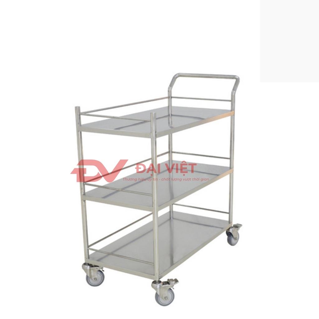 Ưu điểm nổi bật của xe đẩy thức ăn nhà hàng 3 tầng 950x490x930mm